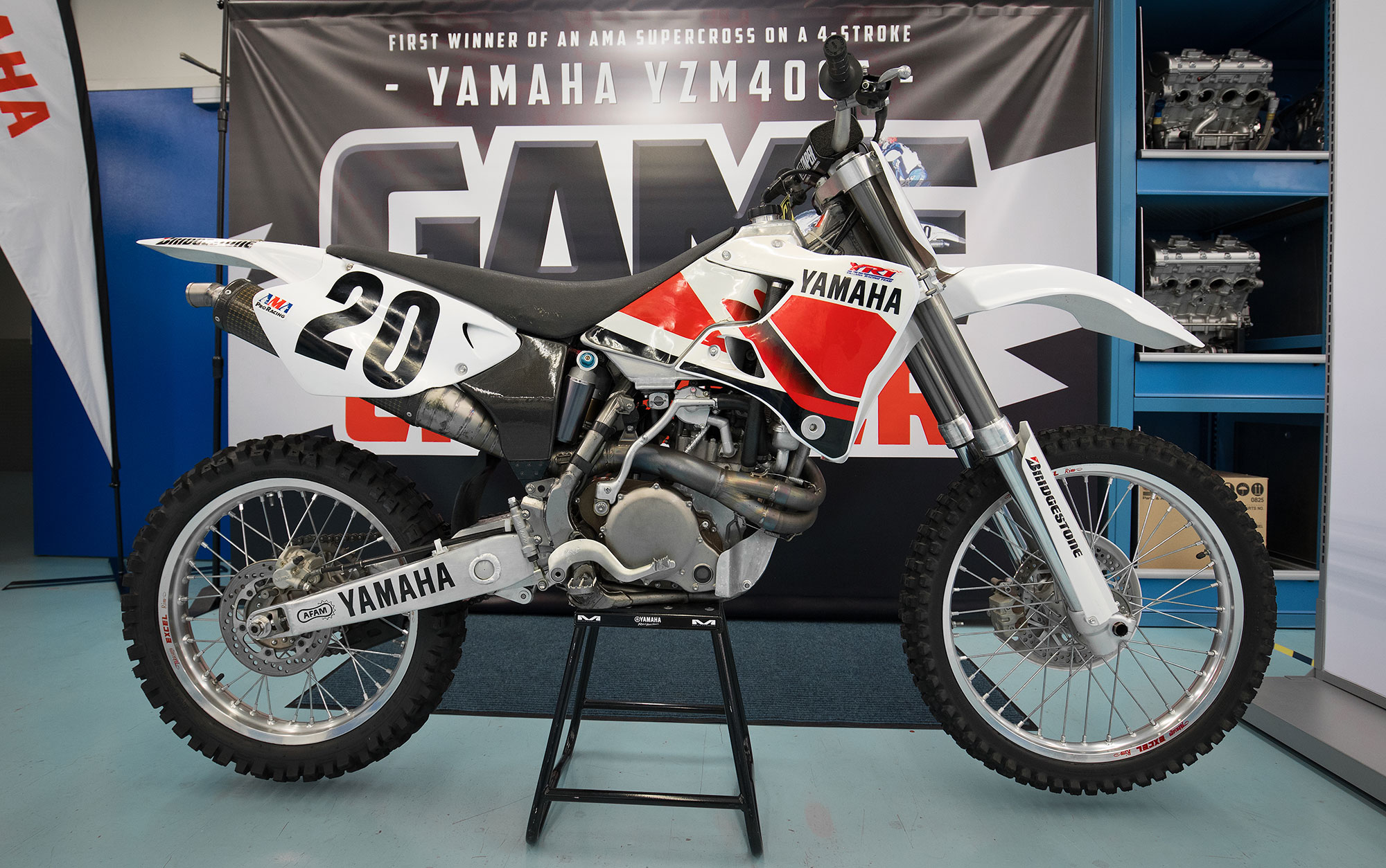 What would a visit to Yamaha be without some nostalgia! 