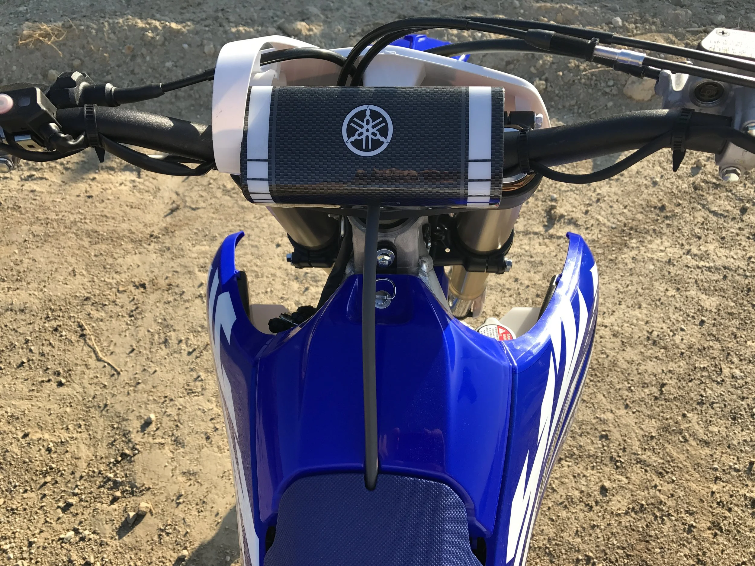 The Yamaha is slimmer in the shroud area for 2018. . 