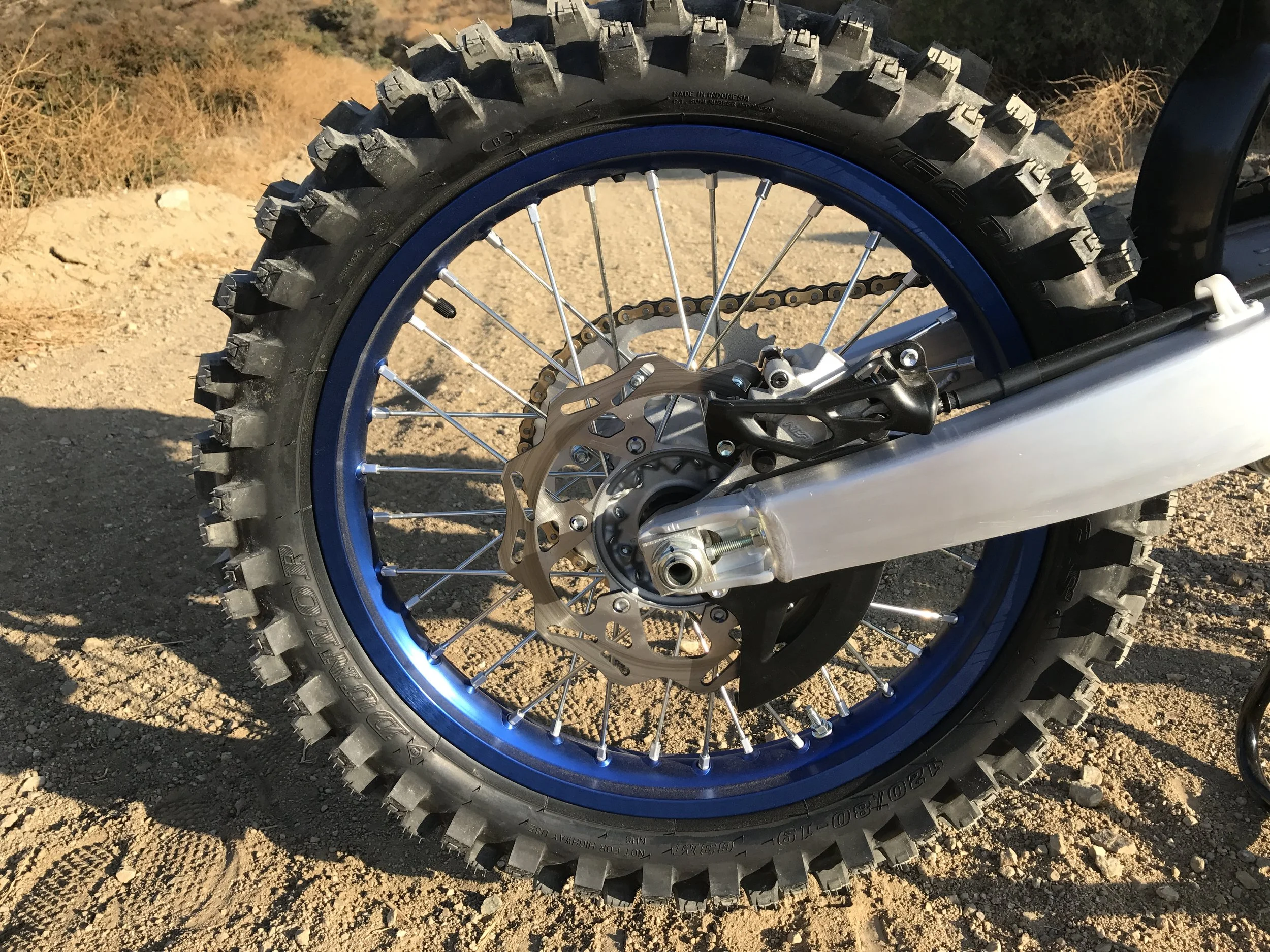 The flat blue rims grow on you and look so much better in person.