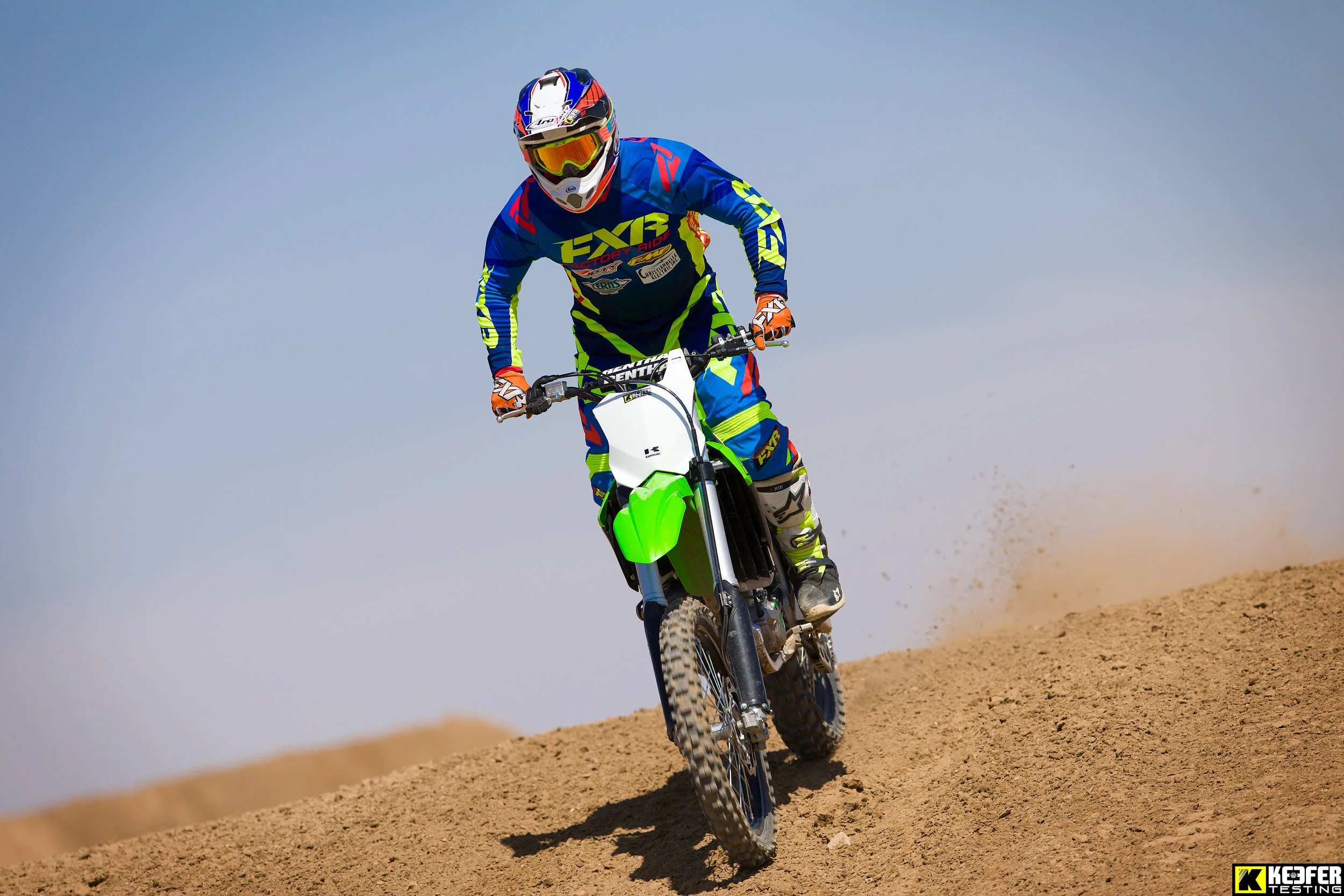  Our novice test rider Matt Sirevaag loved the Kawasaki and its chassis feel.