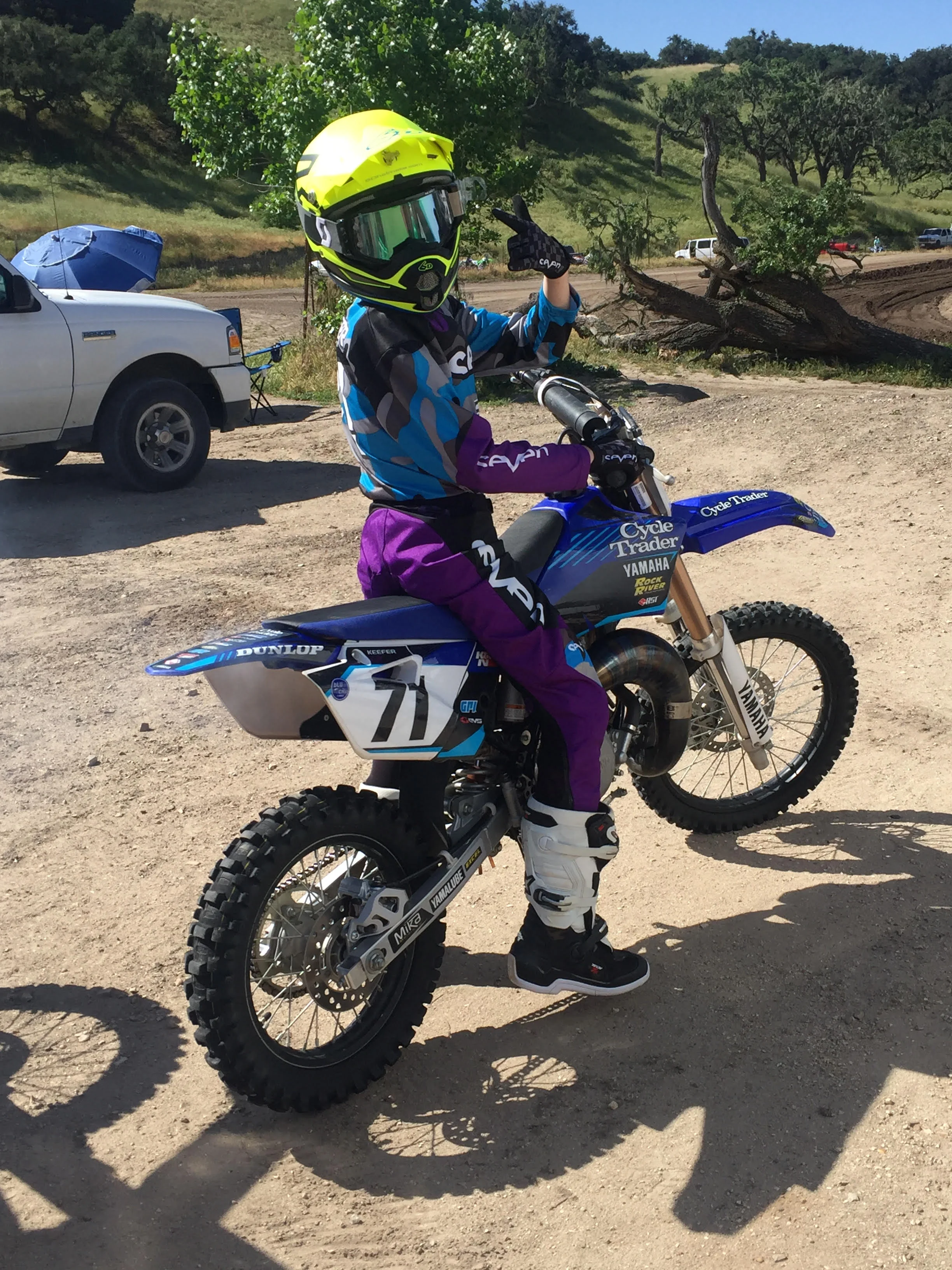 Yz85 seat on sale height small wheel