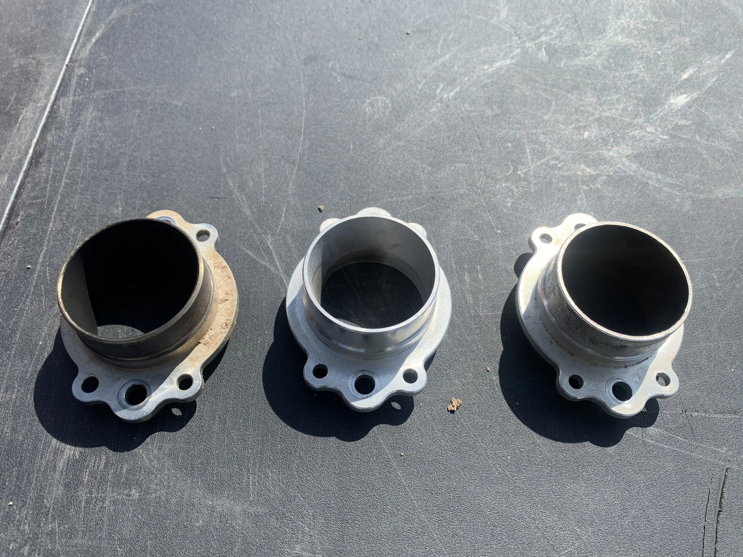 Twisted Development Performance Exhaust Flange — Keefer Inc. Testing
