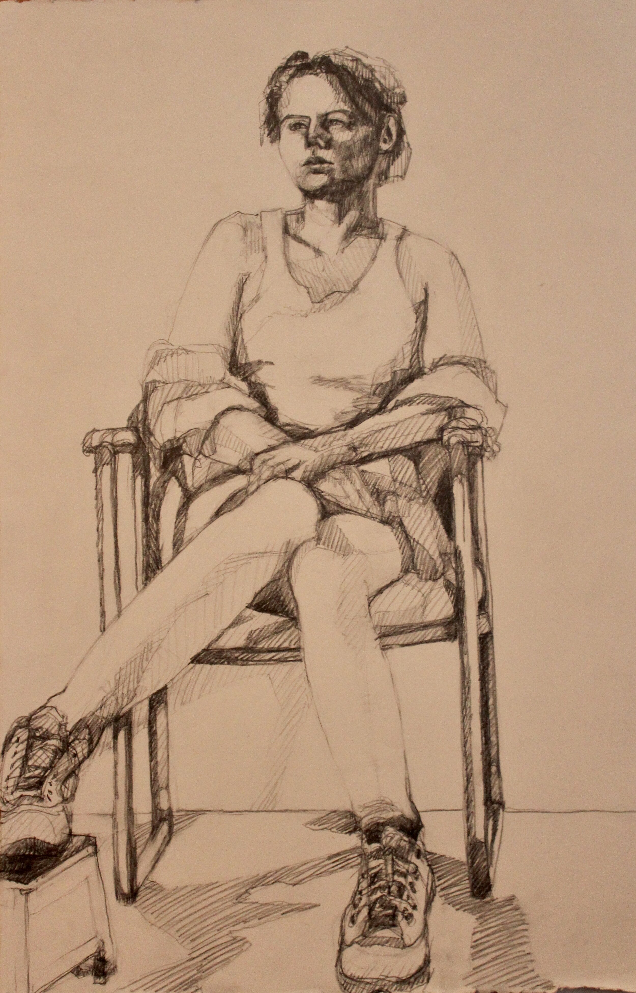 In a chair
