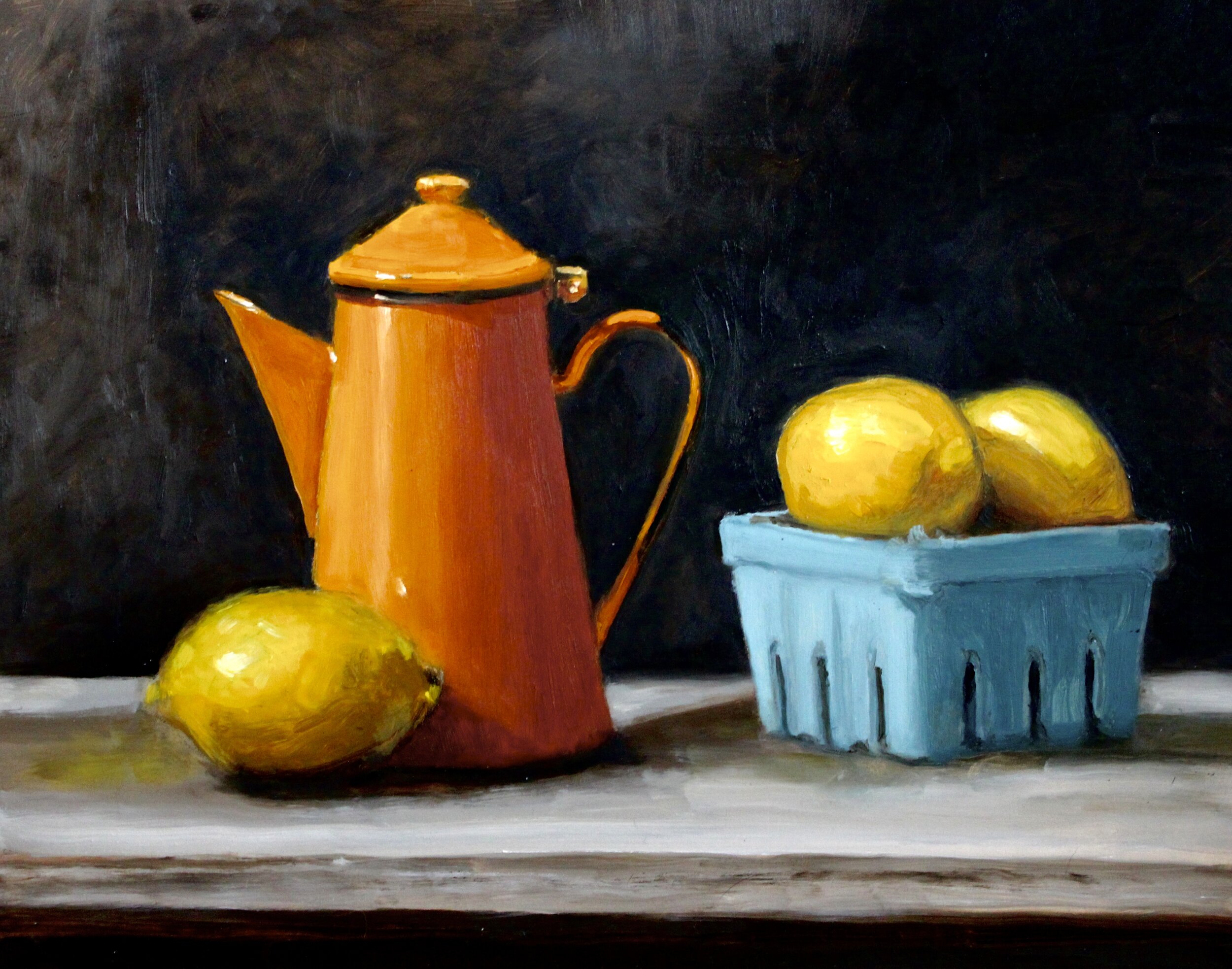 Still life with lemons
