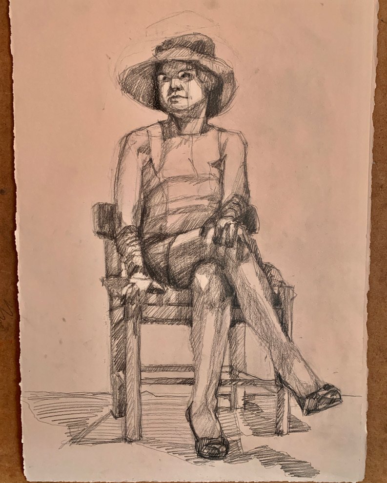 Graphite on Stonehenge 15”x 22”