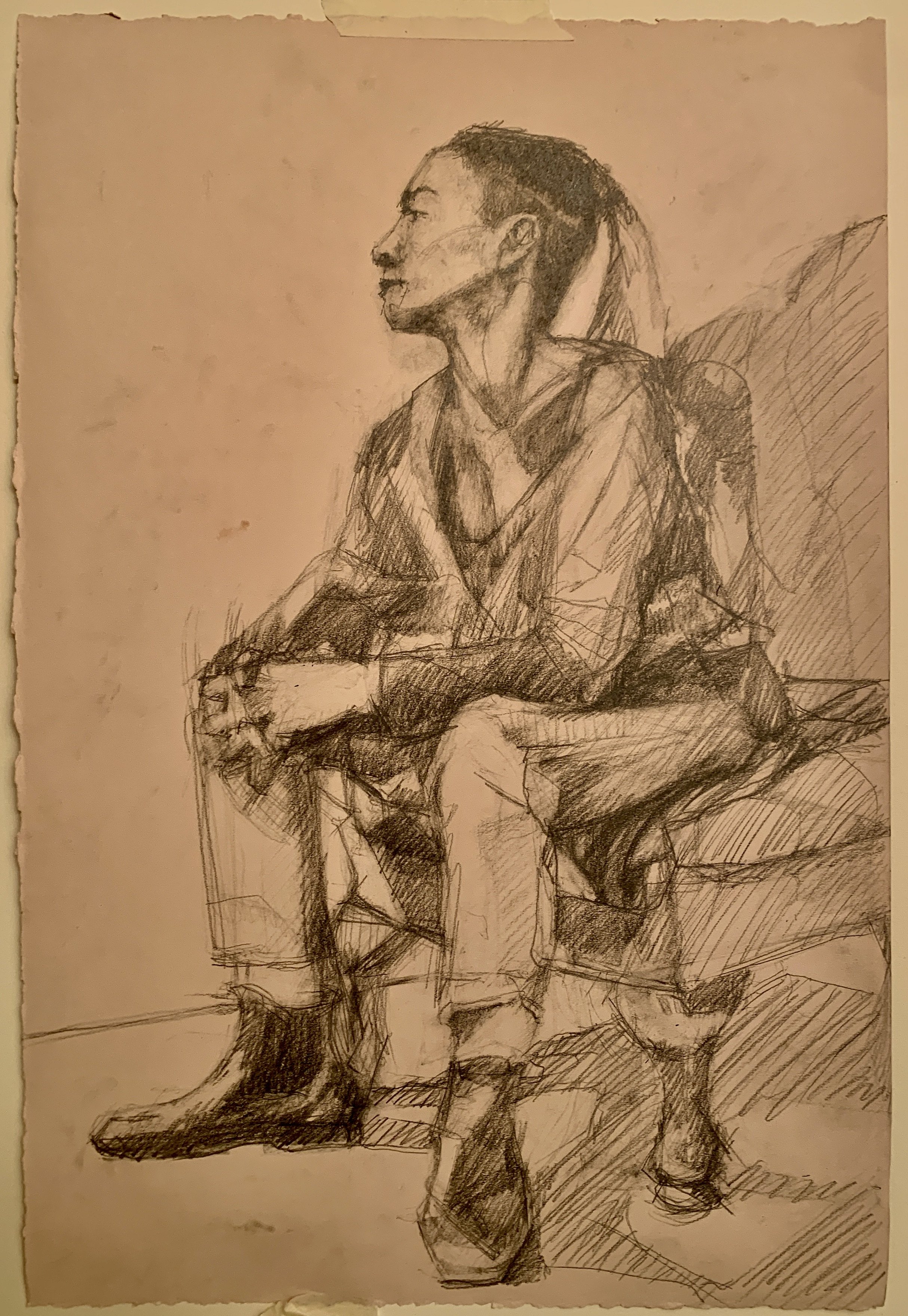 Graphite on Stonehenge 15”x 22”