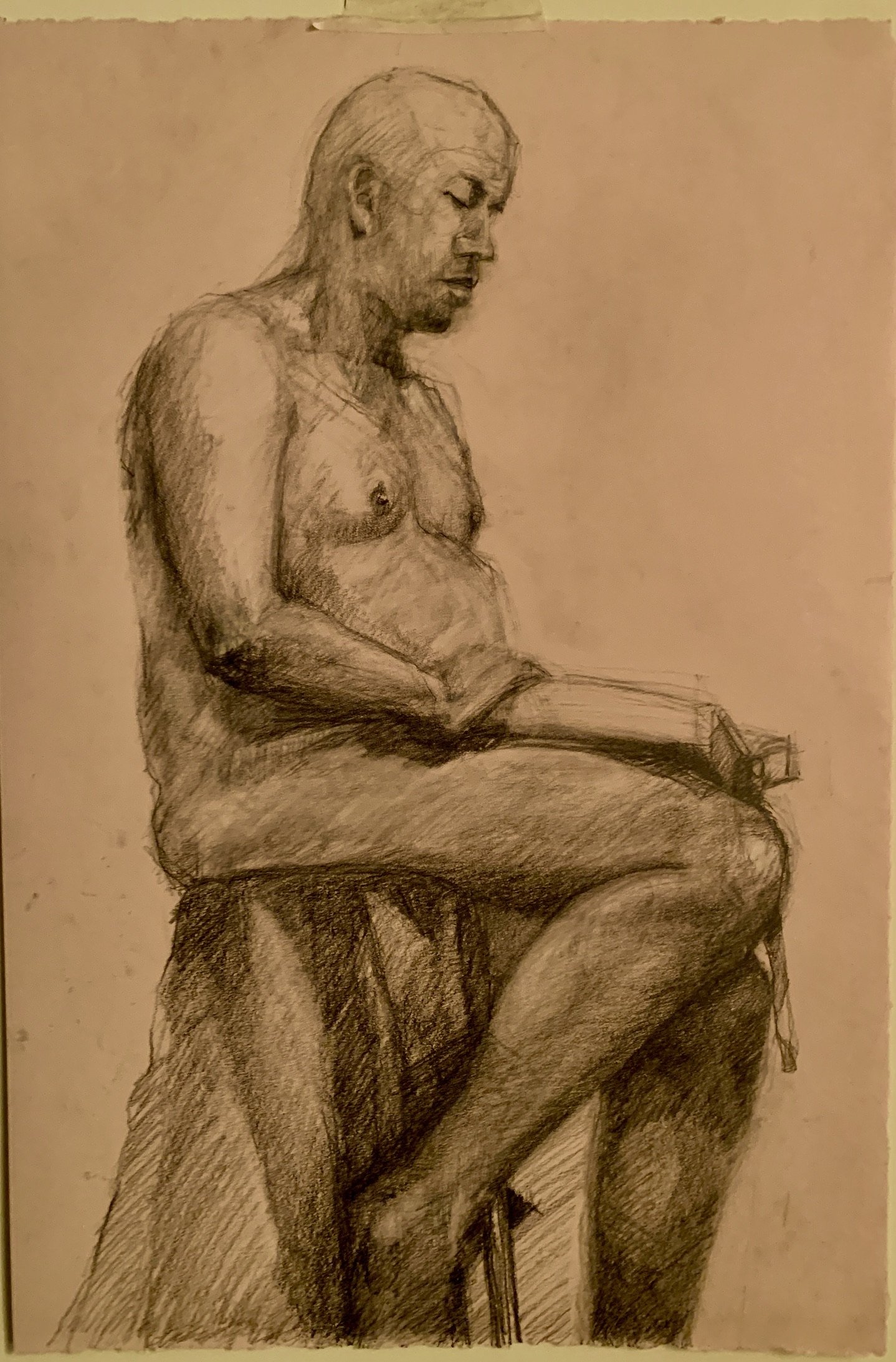 Graphite on Stonehenge 22”x 15”