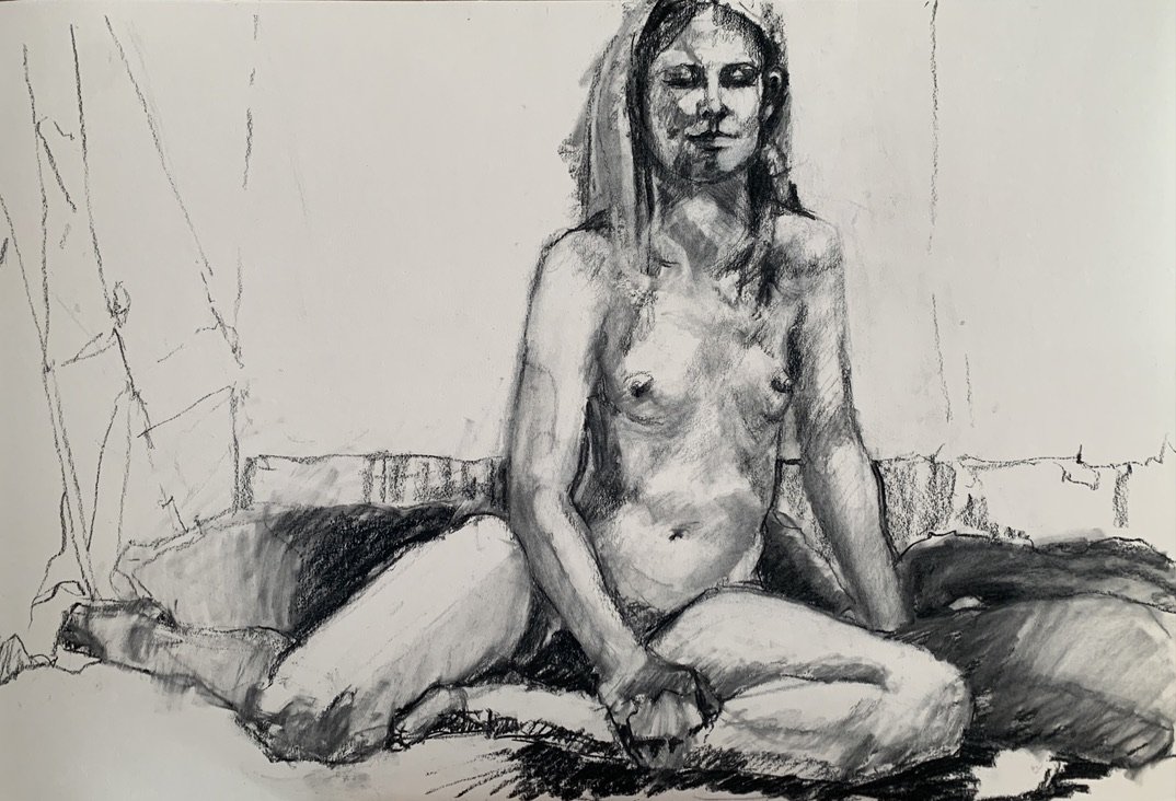Graphite on Stonehenge 15”x 22”