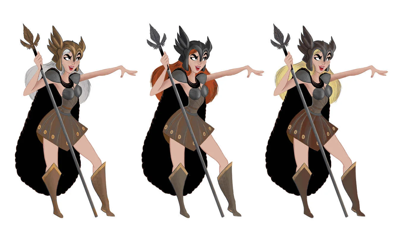 cassandra-mazur-illustration-character+design-Brunhild-valkyrie-scene-singing-cass-mazur.jpg