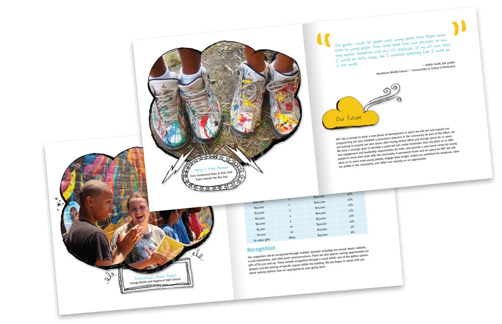  Two interior spreads. 