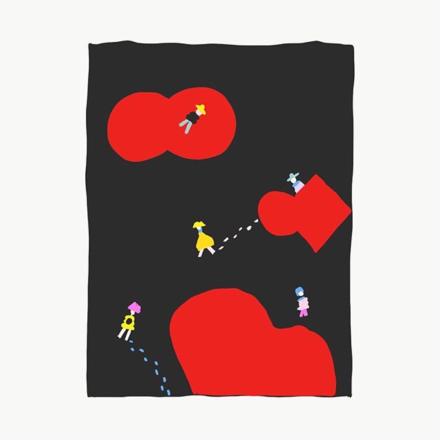 Sooetsun&rsquo;s rug design #1 💕#slowdownartcomp2019 @slowdownstudio
.
. .
#rugdesign#magicjam#illustration#contemporaryart#sooetsub#design#art#drawing#bagdesign#summertime#fun#sooetsun