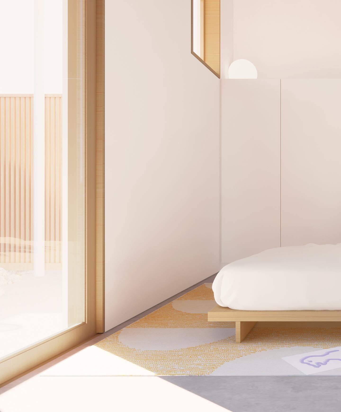 A Sun filled bedroom 🌞✨
.
.
.
#architecture #sunnydays #interiordesign #bedroominterior #platformbed #desertife #joshuatree #residentialarchitecture #bedroomlighting #meditation #whiteoak #woodfurniture #contemporaryarchitecture #daylight #housedesi