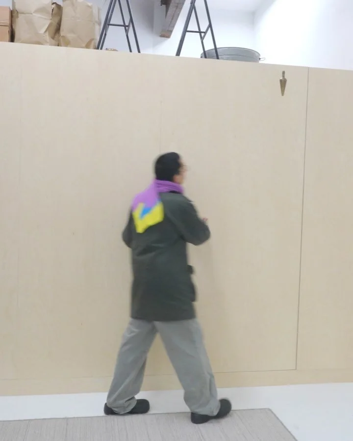 This is a wall we designed for Nico&rsquo;s gallery.

This wall is also a storage. It holds art and objects, creates space behind and above, and reveals a different character from the front and the back.

We love walls. We love art. We love this gall