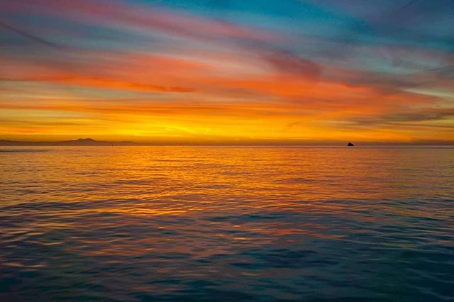 One of the amazing gifts of living on a sailboat is being able to watch the sun rise over the ocean.  So peaceful and so much hope for the new day.
🙌🏻
&quot;It's a new dawn, it's a new day, it's a new life for me...and I'm feeling good.&quot; - Nin