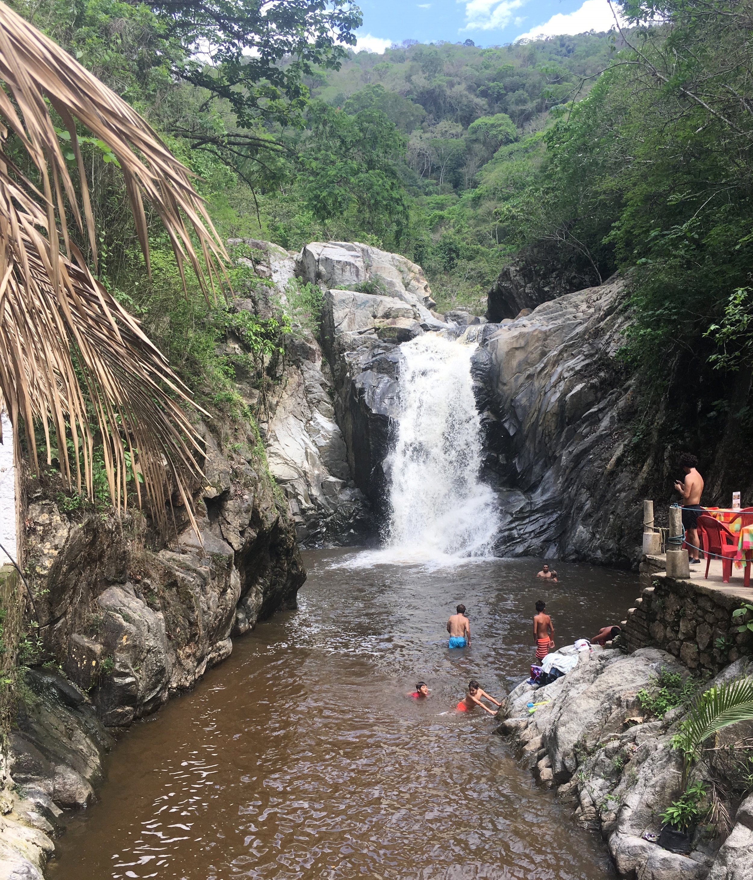  Waterfall near Xinalani 