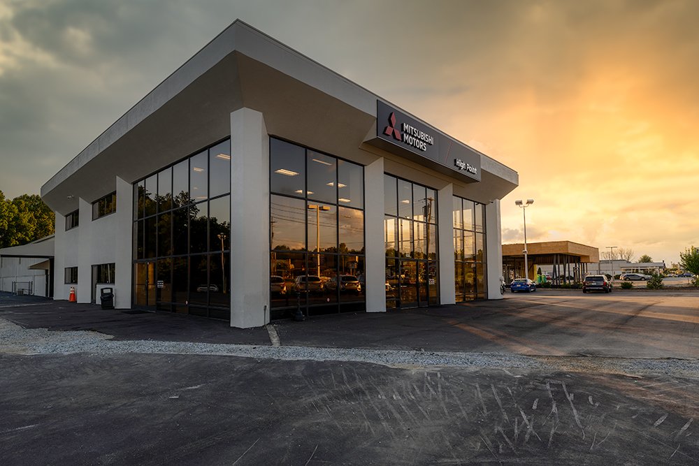 Don Evans Photography in Greensboro NC Real Estate Photography view of a car dealership during their commercial property photo session.jpg