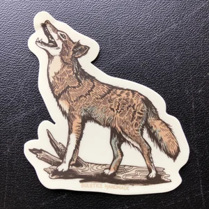 Coyote Sticker — SOLSTICE HANDMADE