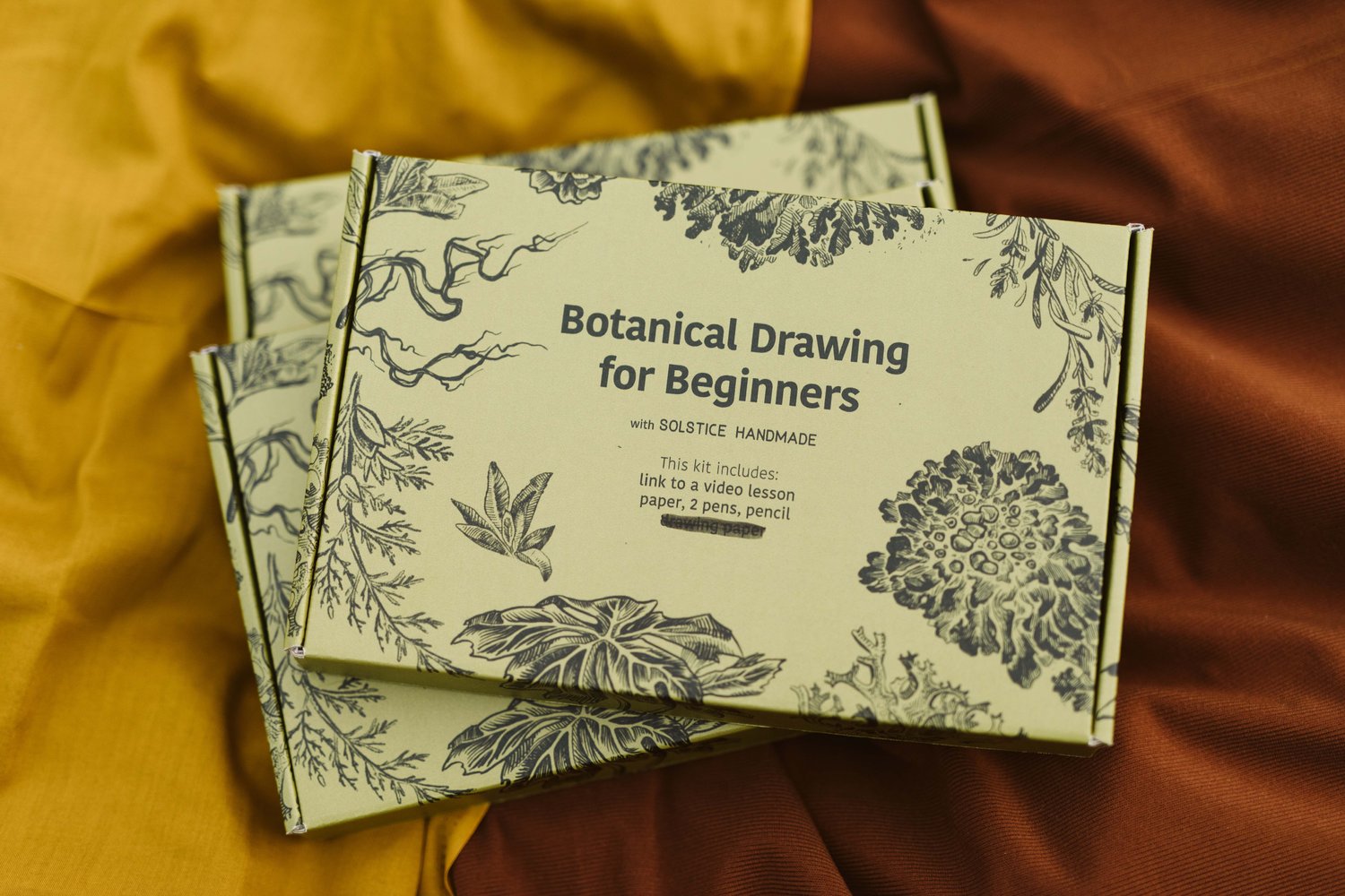 Beginner's Botanical Ink Drawing: Virtual Class and Kit — SOLSTICE