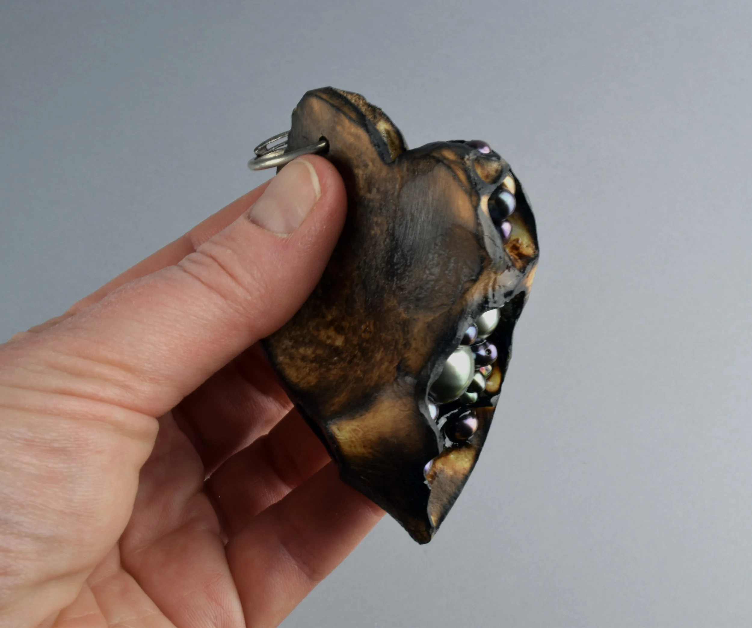 Charred Brooch/Object - Detail