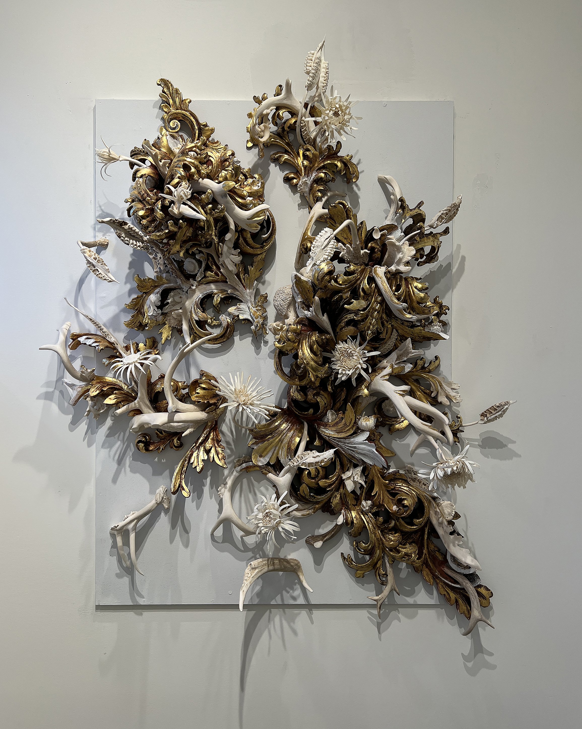 Heterosis temporary installation on white background.