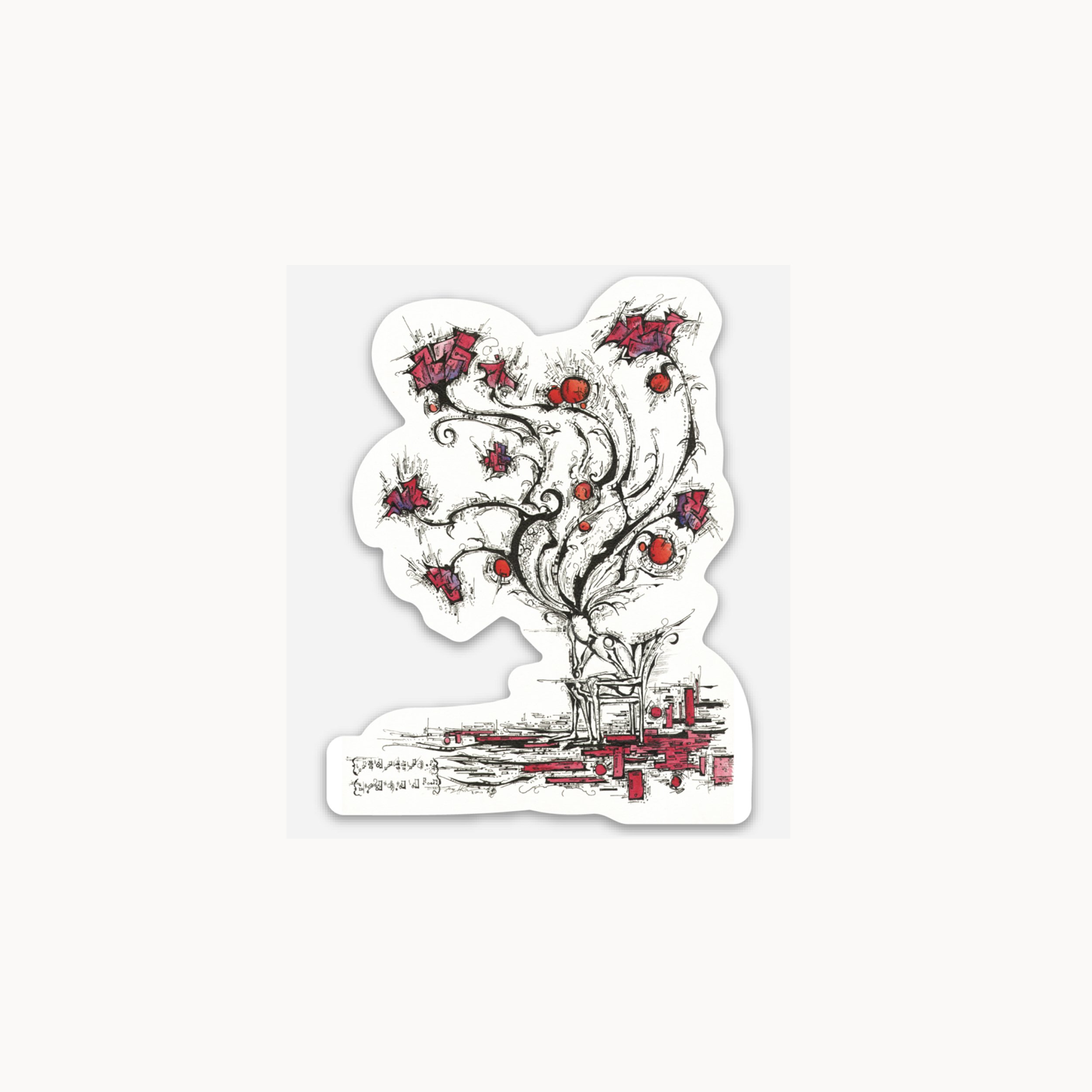 Thoughts Blossom Sticker