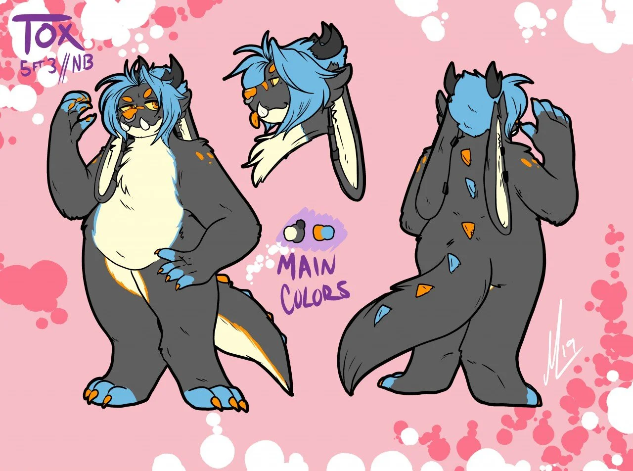  Below is also a rough expression sheet for this character.  