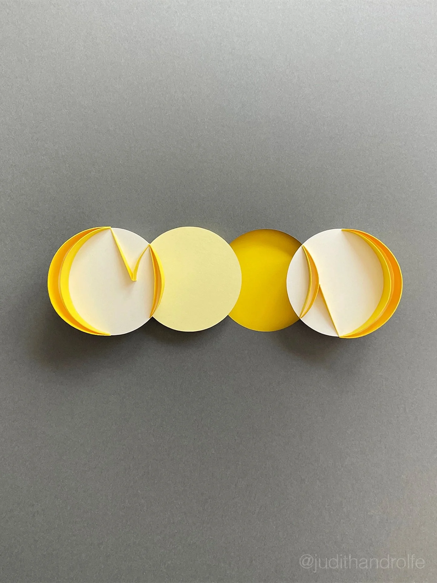 MOON 🌒🌓🌔🌕🌖🌗🌘. She&rsquo;s having a moment.

This paper typography piece was originally designed in 2020, but I didn&rsquo;t share it back then because the photos didn&rsquo;t look quite right. Pretty happy with how it photographed this time ar