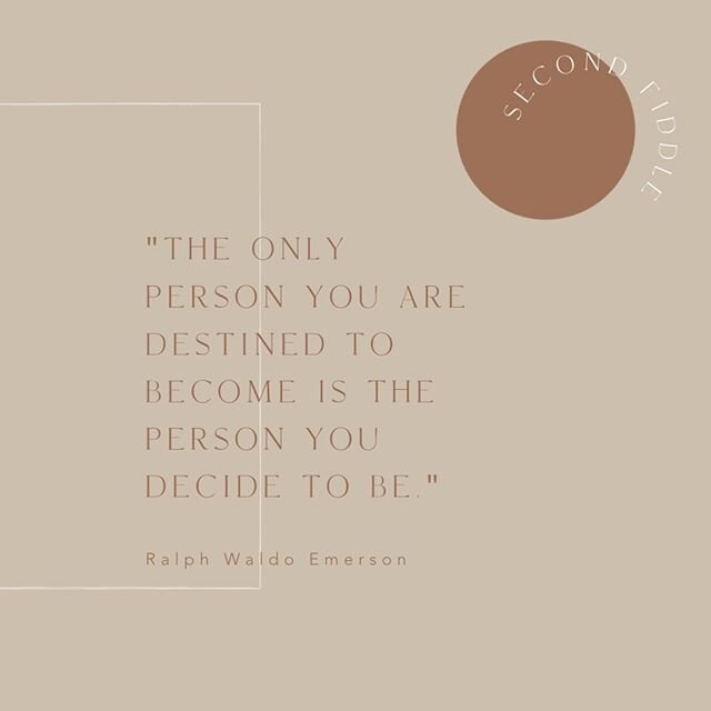 We are the ones who set the course for who we want to become. Our beliefs, attitudes, and choices direct the path we walk on to become the person we want to be. ⁠
⁠
We can get trapped into thinking that our circumstances determine who we become, but 