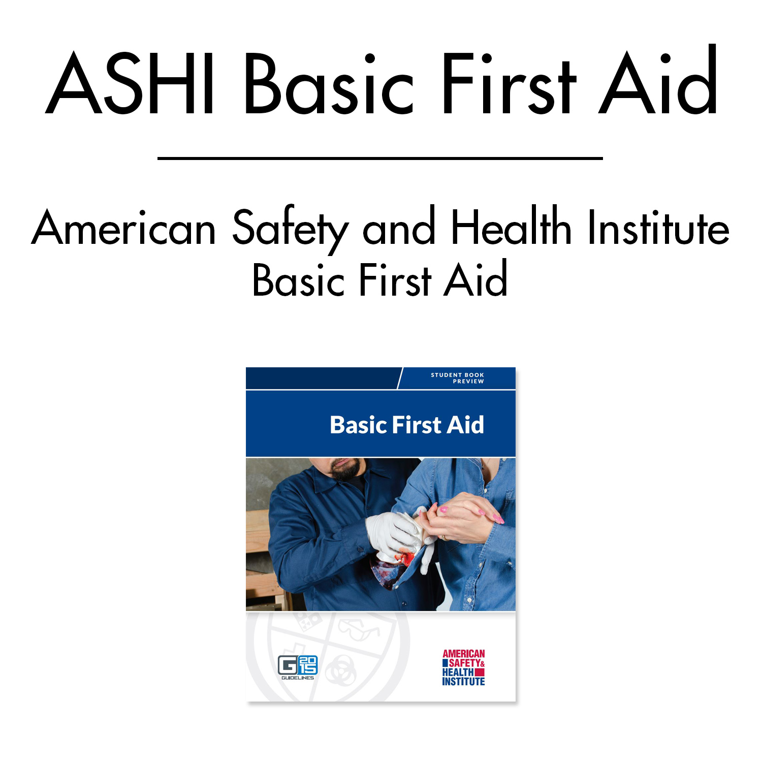 First Aid Training