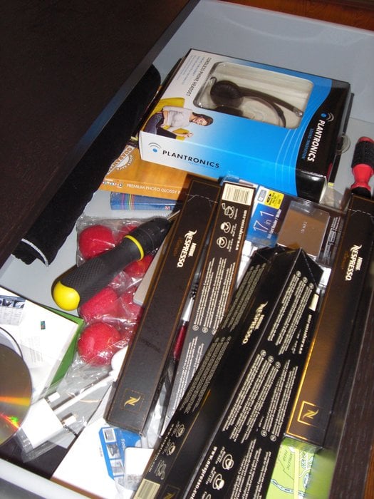 Office Drawer Before
