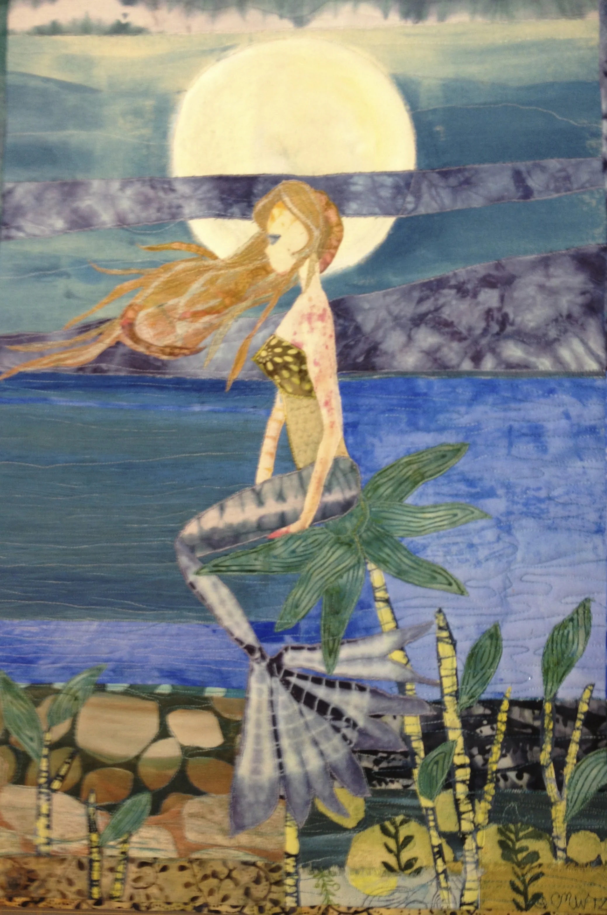 Mermaid with Full Moon