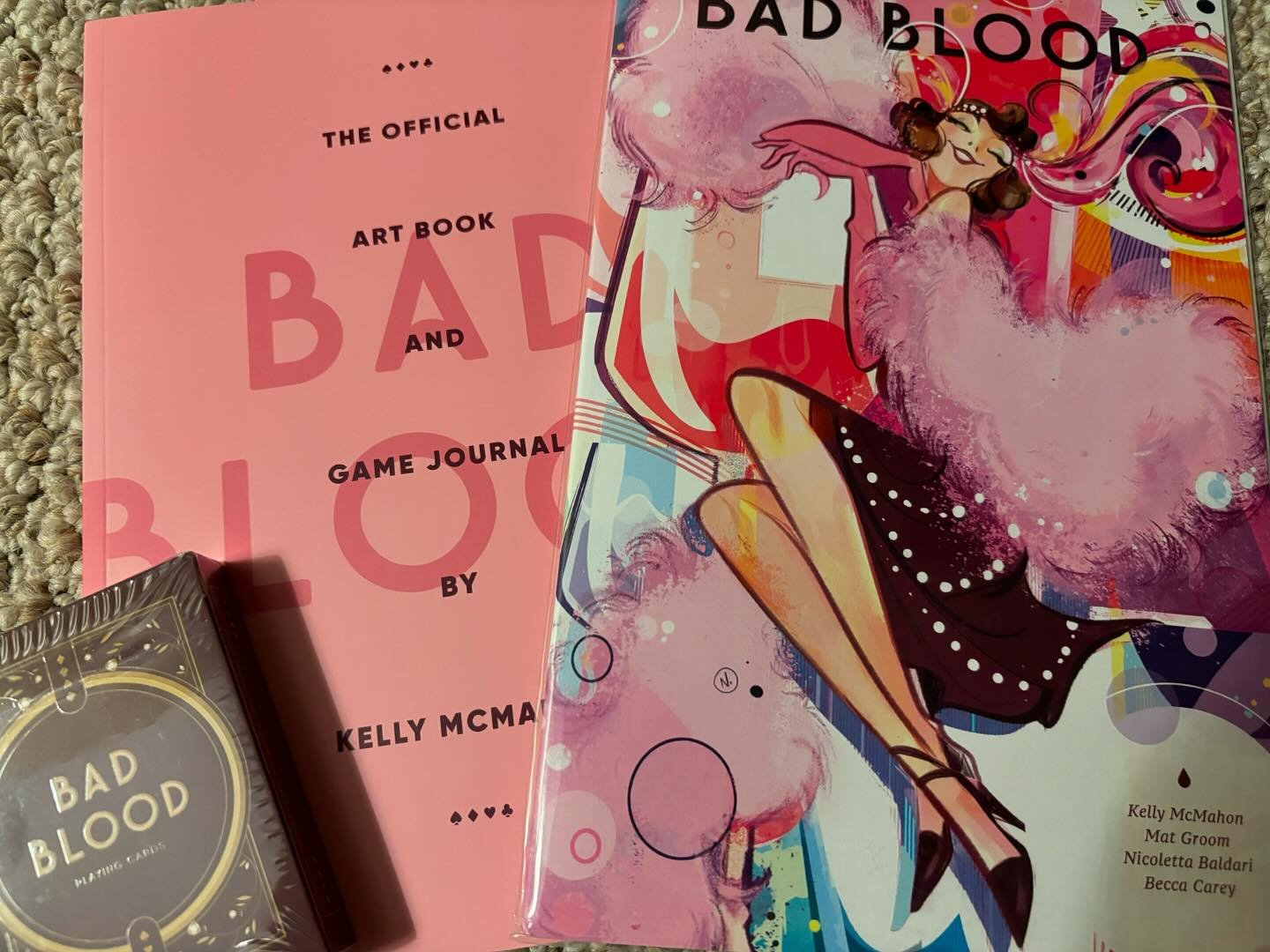 #NYCC recap: Once I got home from @newyorkcomiccon , this was waiting at my place! Hopefully you ordered #BadBlood on kickstarter! Can&rsquo;t wait to dive into this! #NYCC2024 #NYCC24 @nerd.initiative @kmmcmdraws @matgroom @kyledhiggins @nicolettaba
