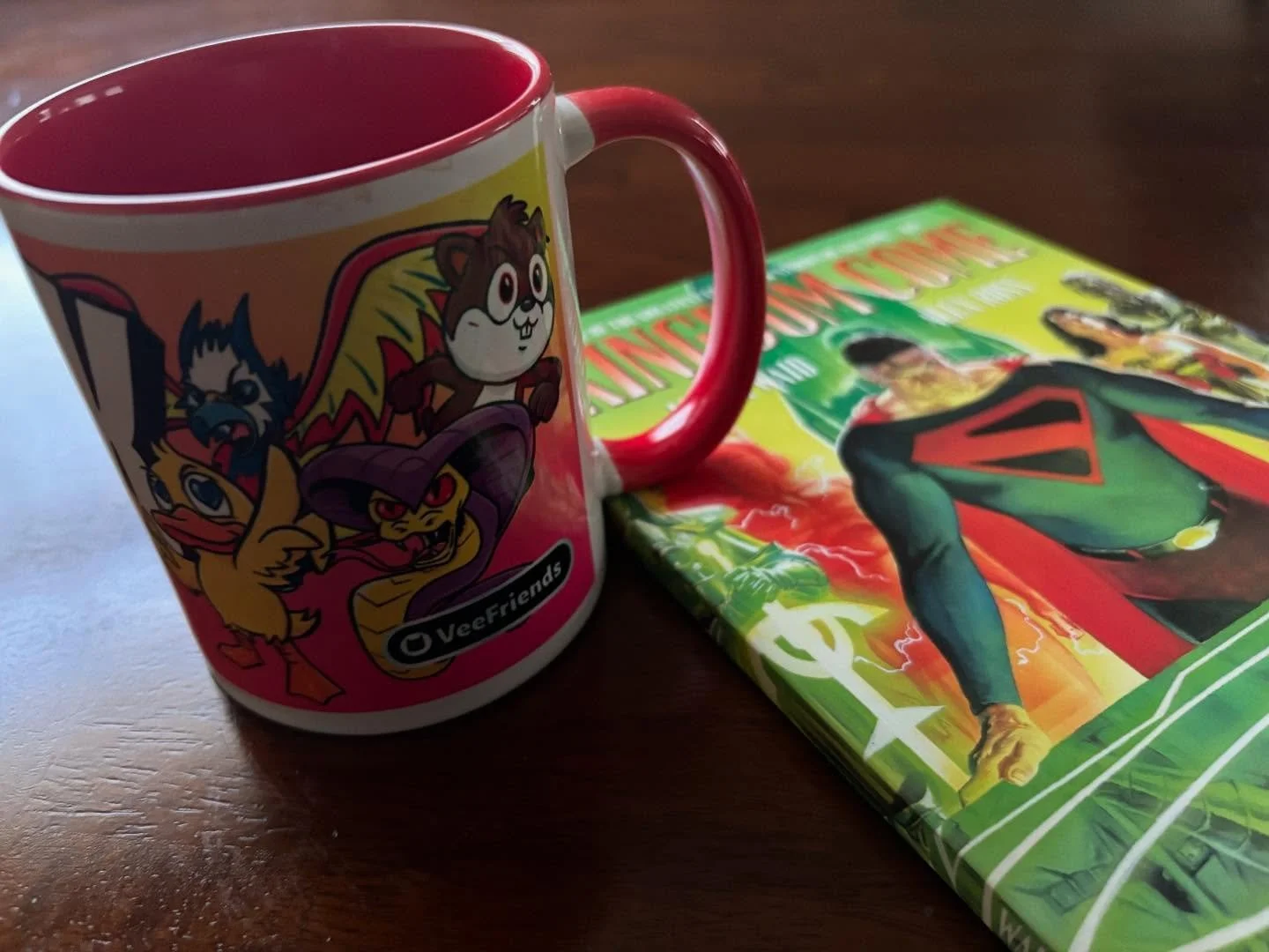 Starting off #MondayMorning with a newly replaced @garyvee @veefriends mug from @whatnot &amp; some #superman Reading before hitting the review grind! Hope everyone has an incredible week! Need more #MondayMotivation? https://youtu.be/E6M-XUW4xYY?si=