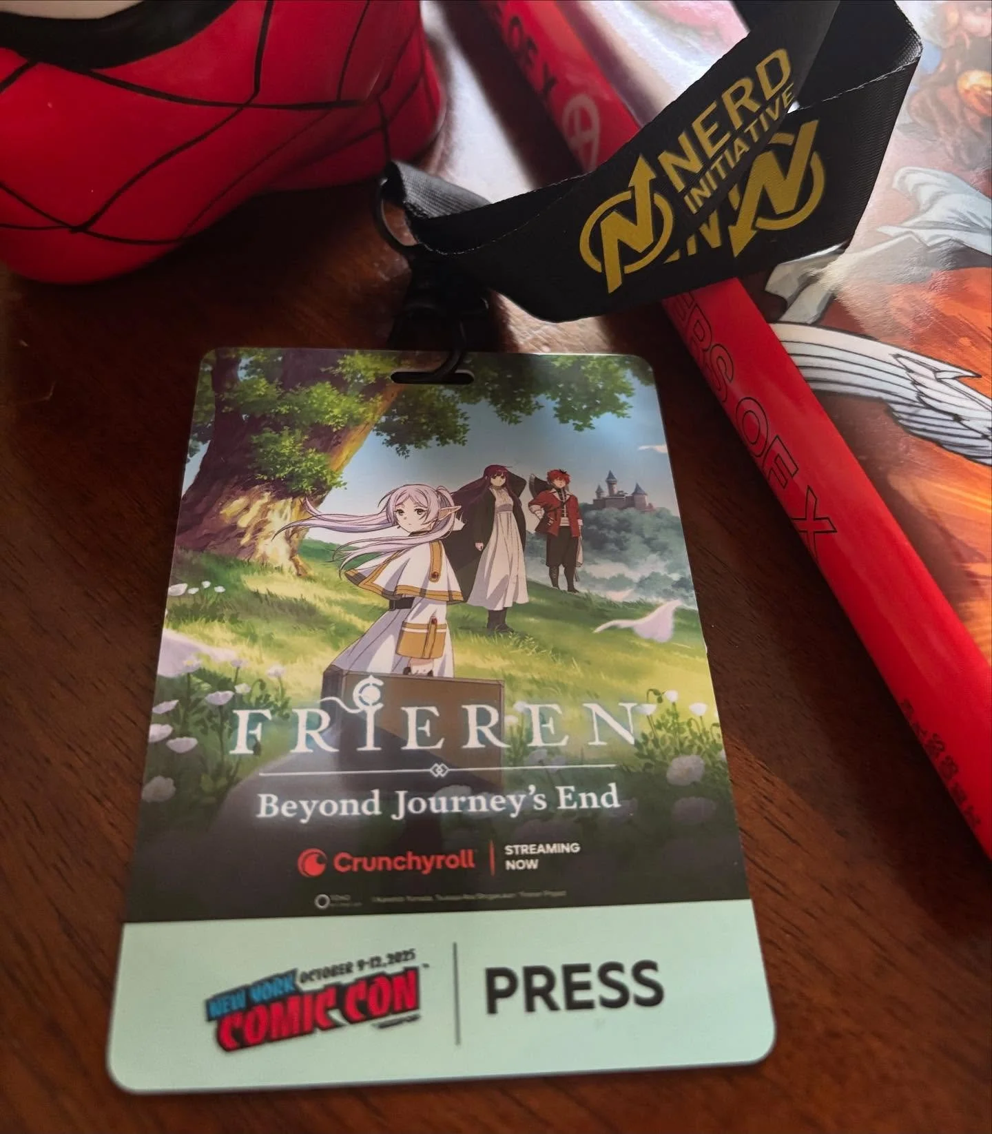 It&rsquo;s always humbling and truly an honor to get this every time I do. Thank you to @newyorkcomiccon &amp; @reedpop for the opportunity. I can&rsquo;t wait to get down to the Javits with the rest of the @nerd.initiative team and cover #NYCC like 