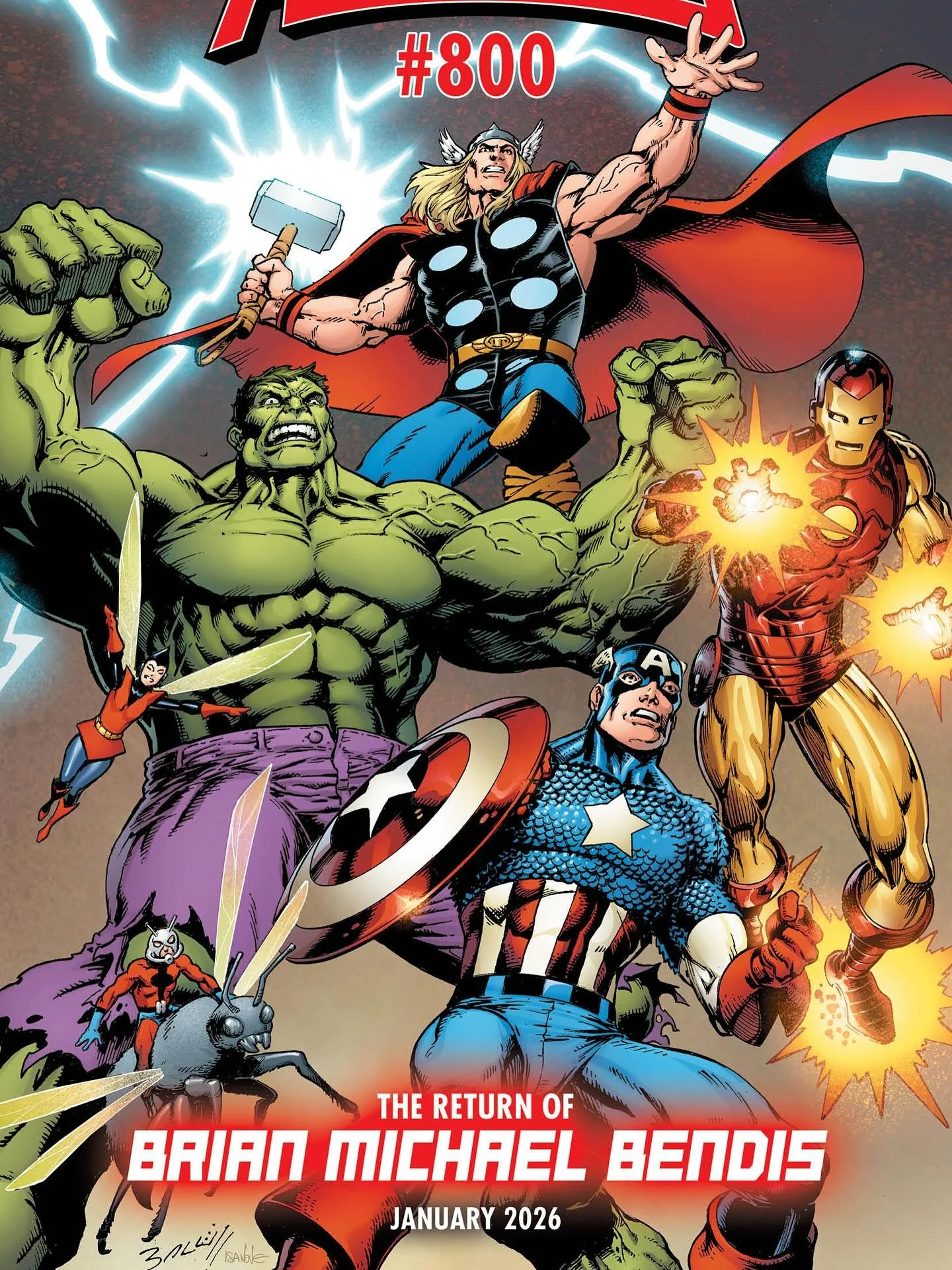 As if #AVENGERS 800 wasn&rsquo;t an event enough, @brianmbendis returns to @marvelcomics for a story with Mark Bagley?! Don&rsquo;t miss out on this December 3rd! (Art credit: Marvel Comics)! #marvel #marvelcomics #comics