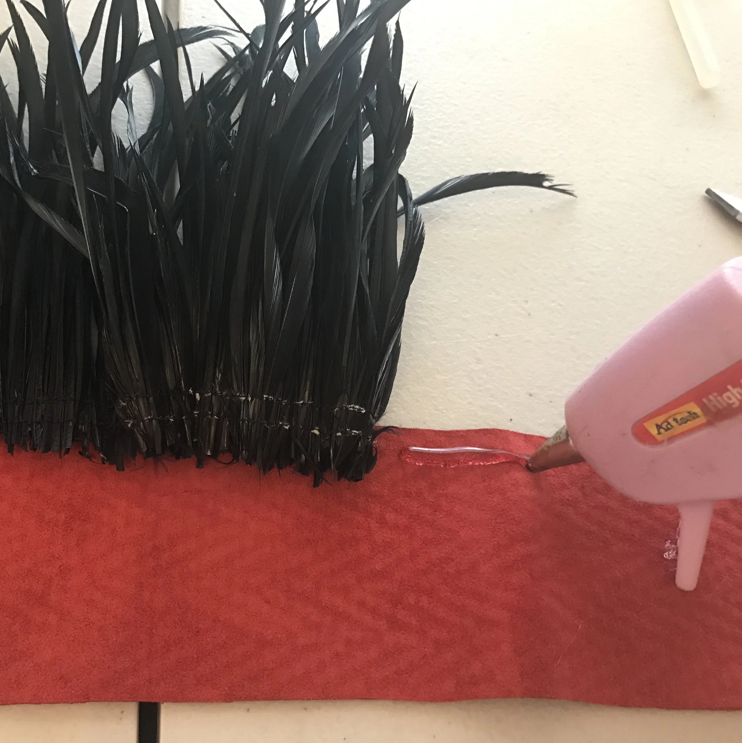 How to Make a Feather Collar