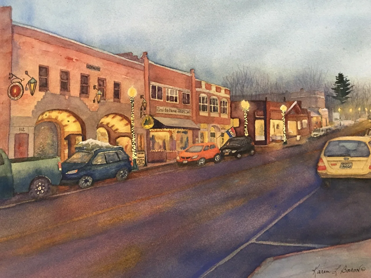 Karen L. Baron Watercolors Demonstration + Sale @ the former JB Atlantic Building