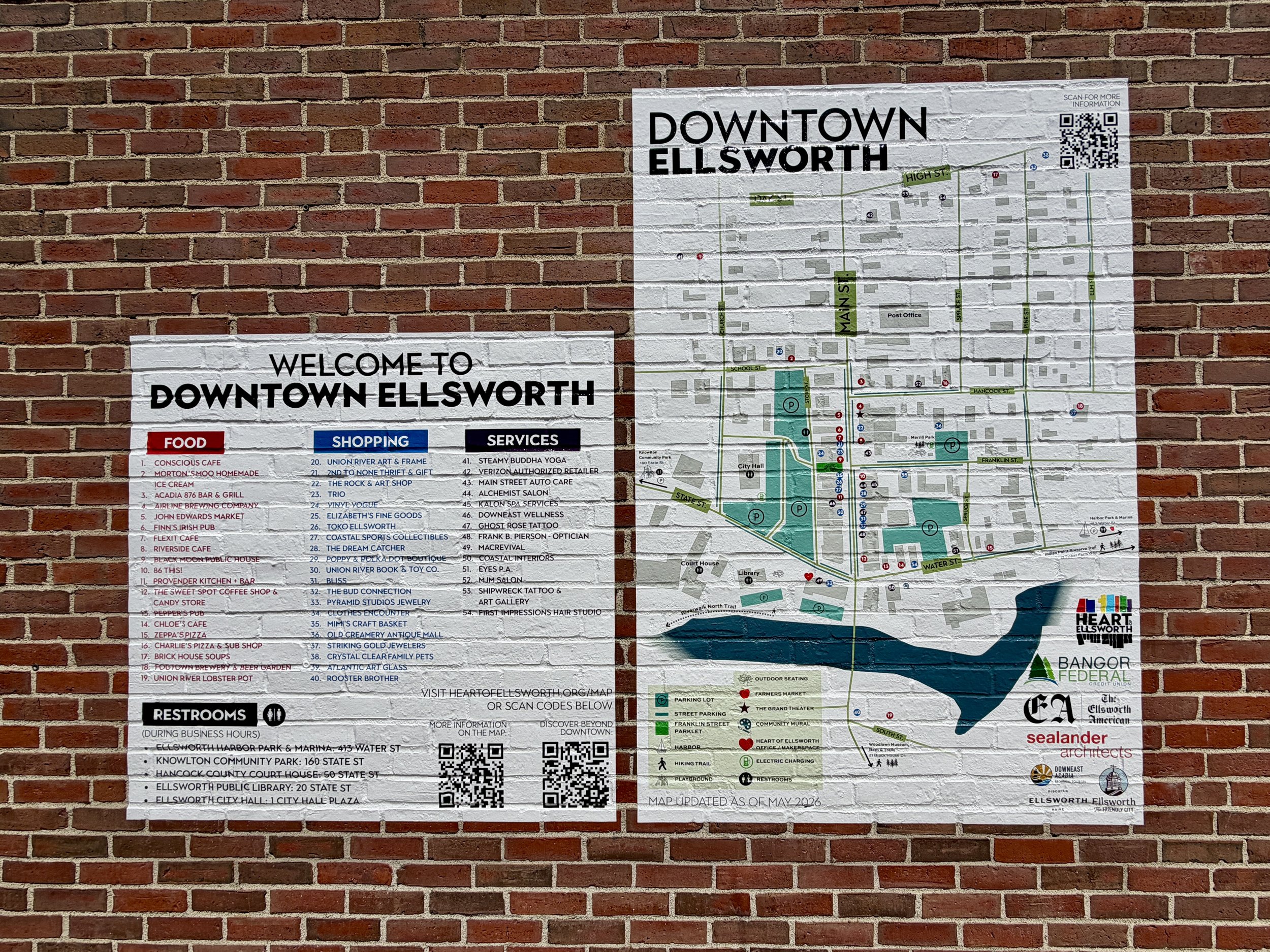 The 2026 Downtown Ellsworth Map Is Here