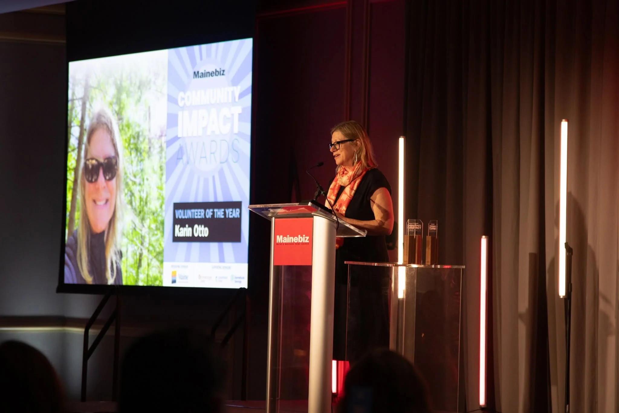 Karin Otto Recognized as Mainebiz Volunteer of the Year