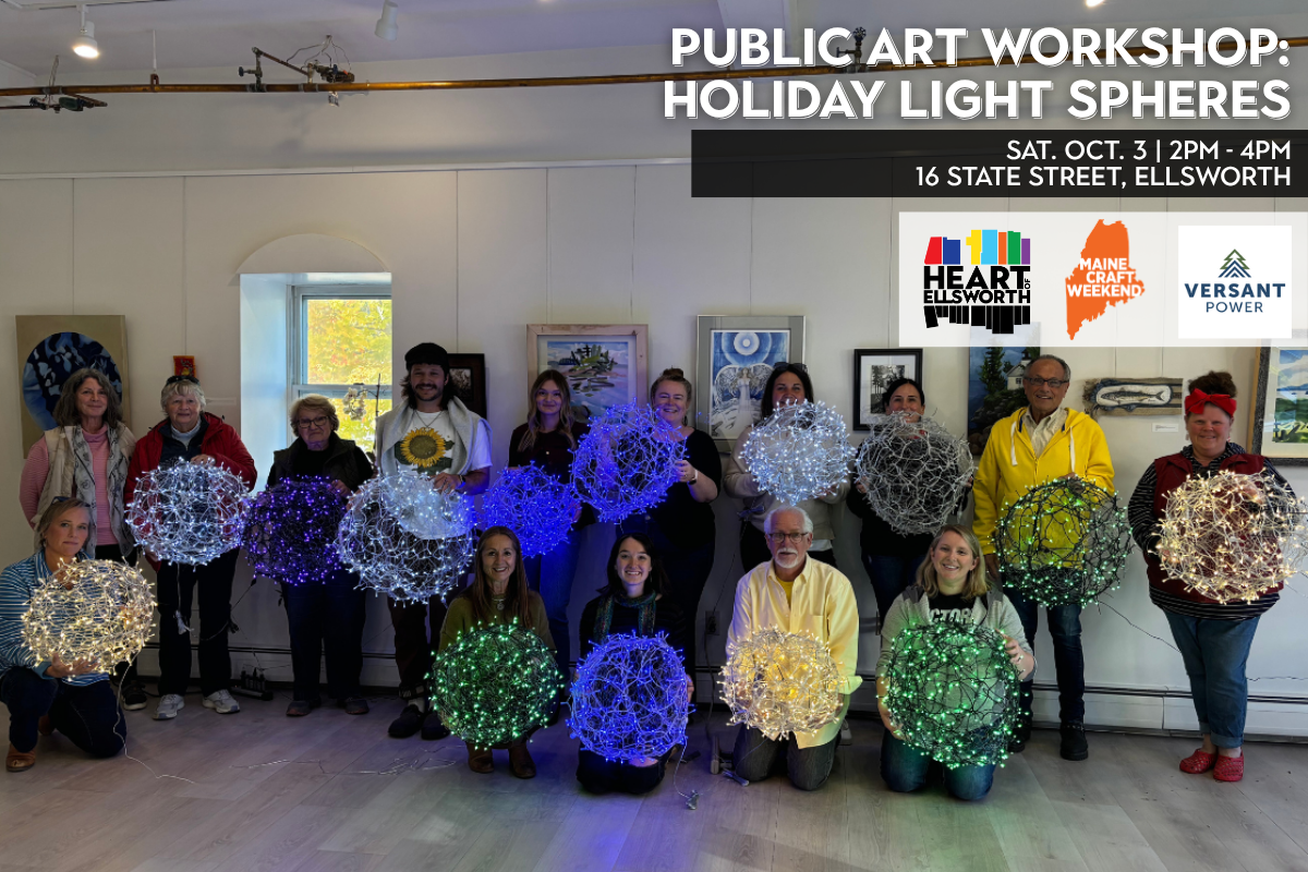 Public Art Workshop: Holiday Light Spheres