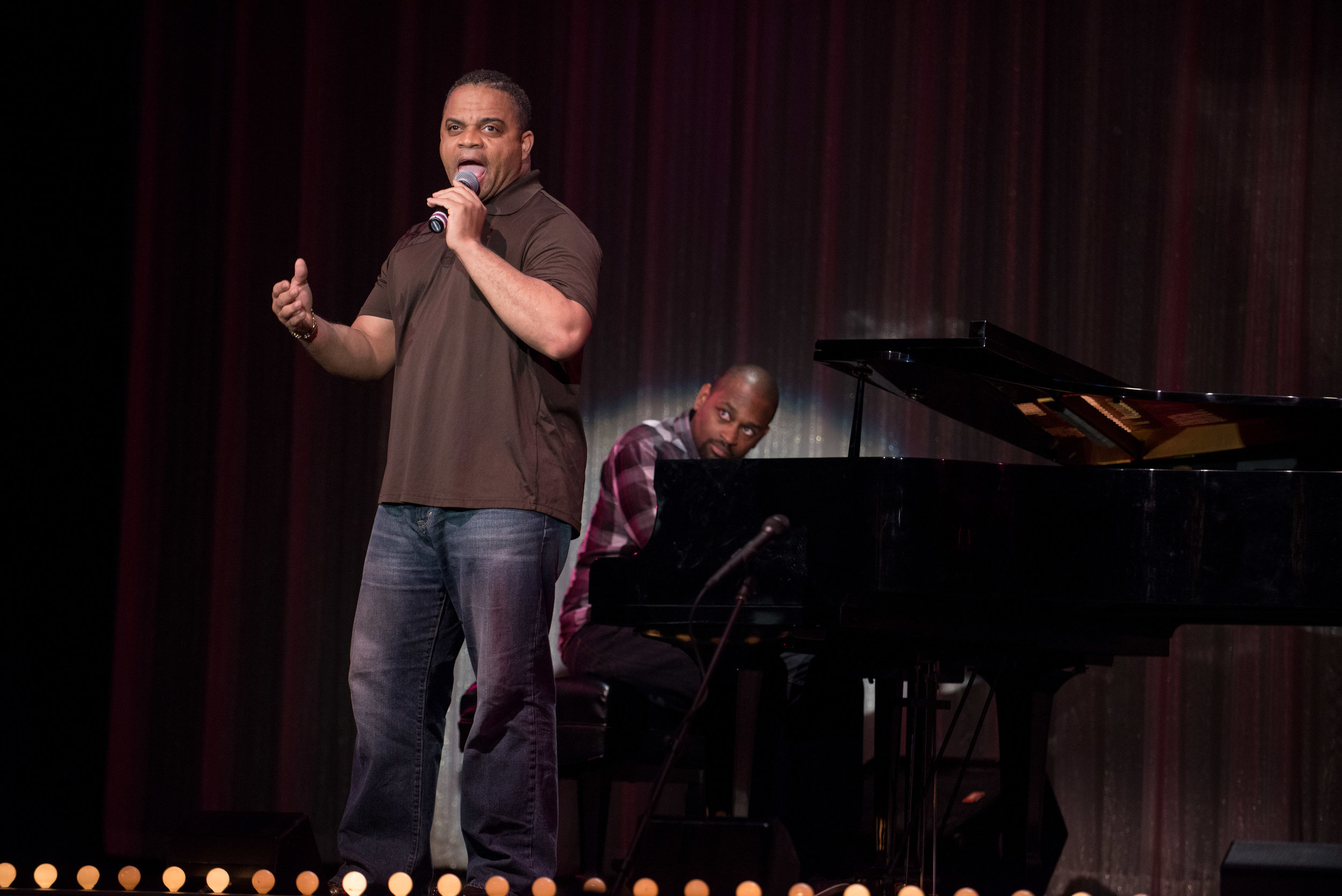 1996 Gold Medalist Darryl Williams with pianist Michael O. Mitchell