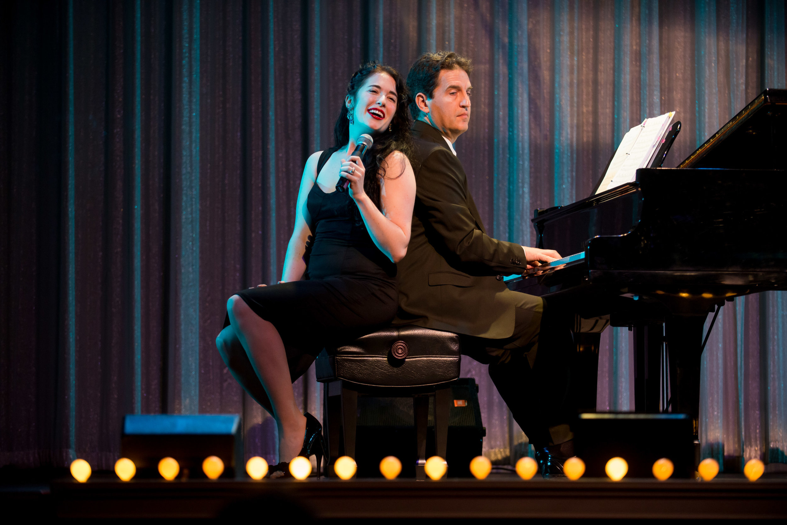 Kelsey Betzelberger with pianist Keith Burton