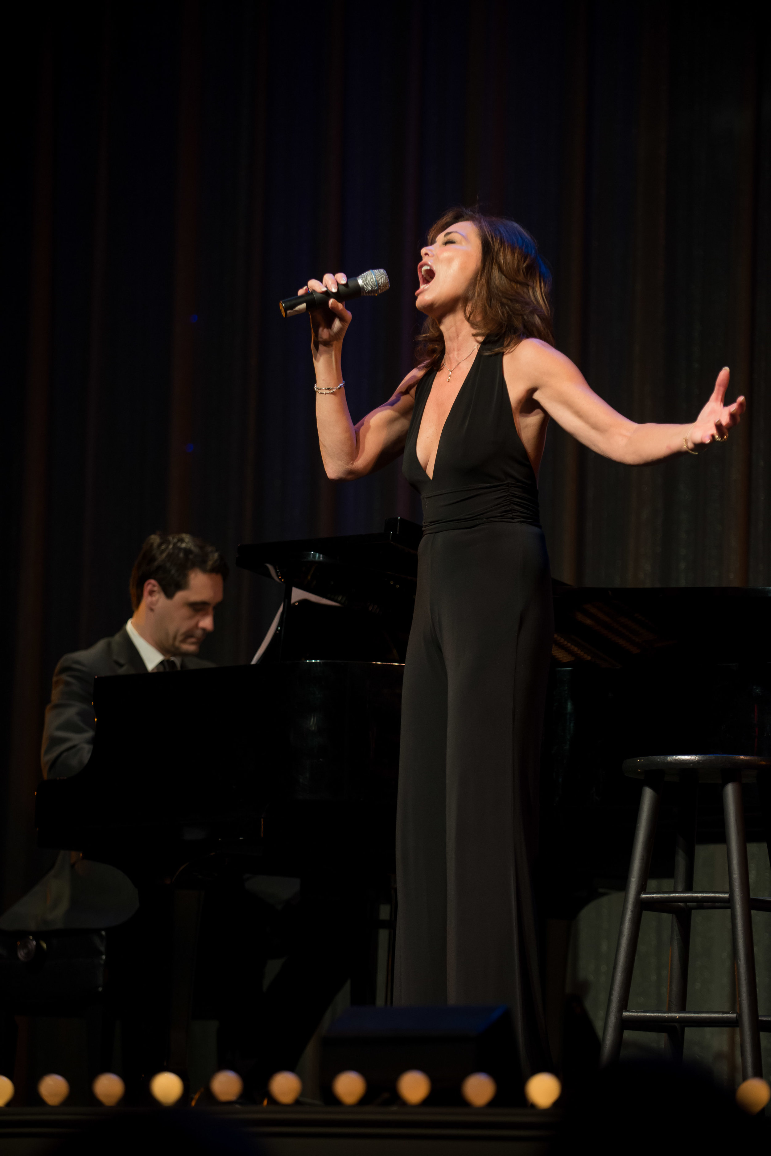 Shelly Burch performs at Judge's Concert