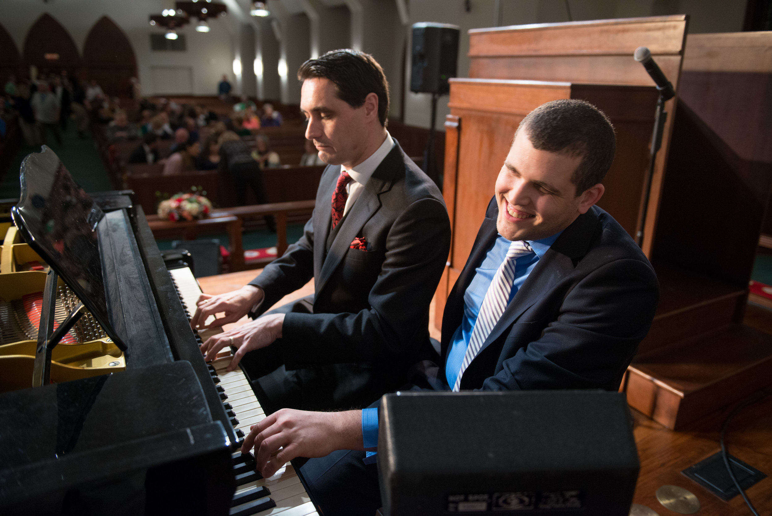 Pianists David Shenton and Assaf Gleizner