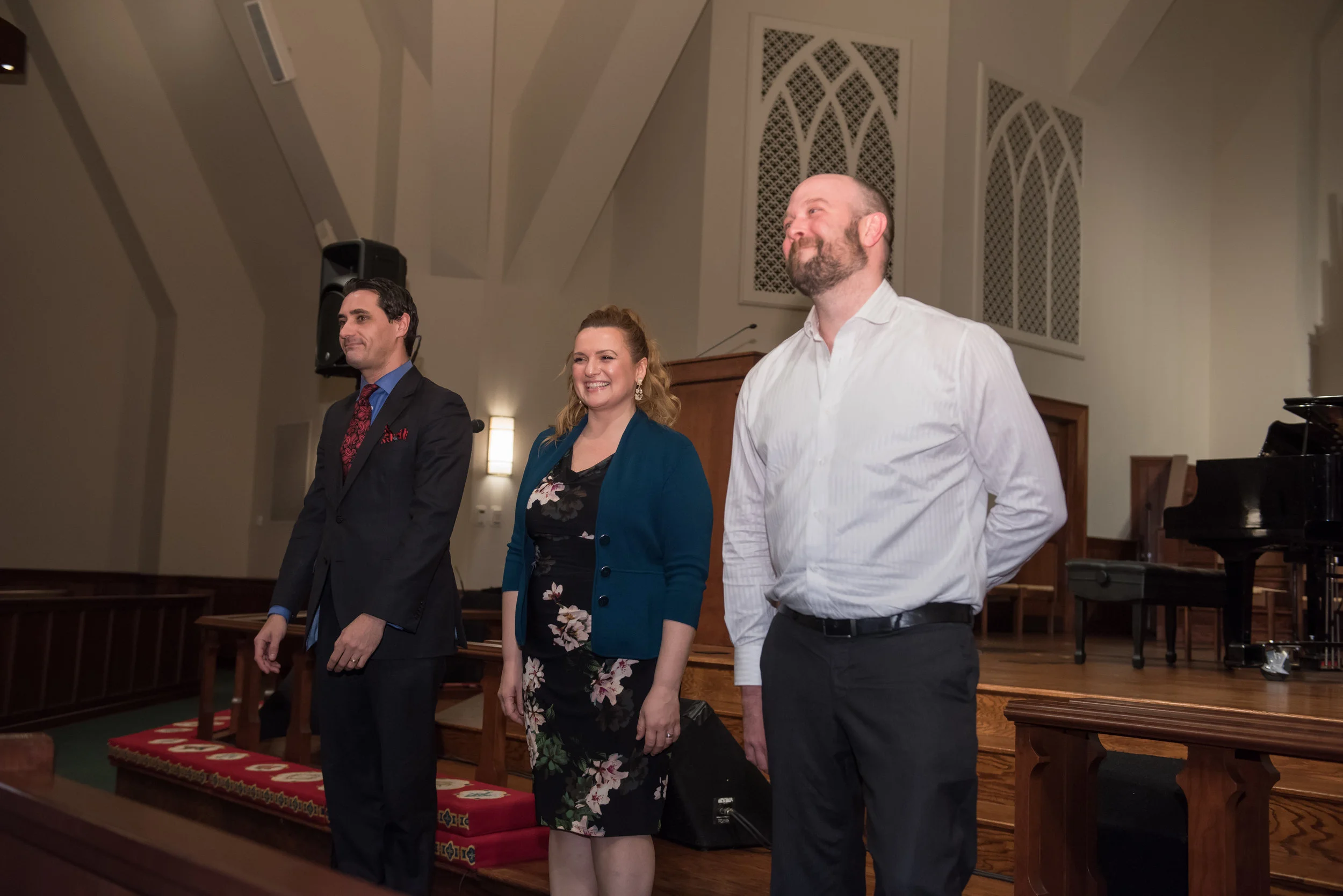 Pianists David Shenton, Annastasia Victory and Wilson Southerland