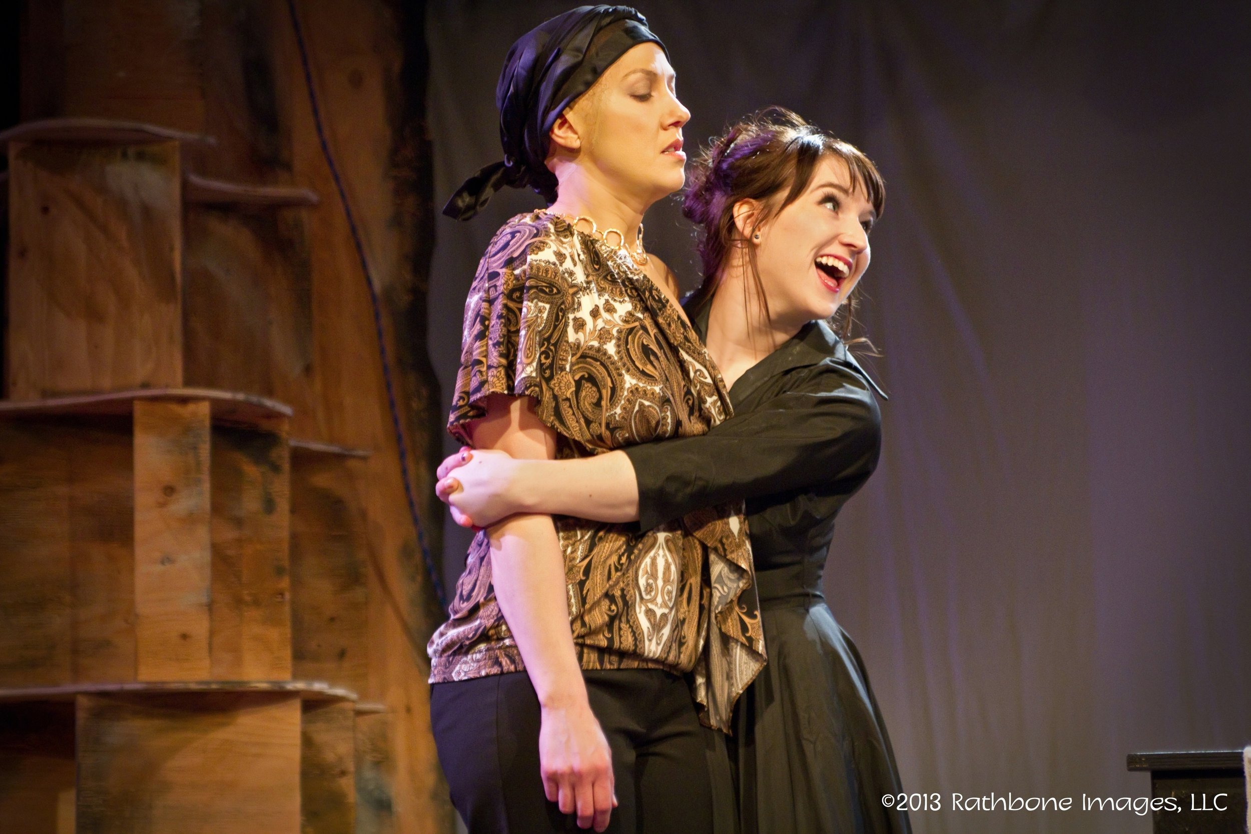 Kristina Sutherland and Meaghan Halverson in Cliffhouse by Allison Gregory, directed by Meghan Arnette. Photo by Rathbone Images.