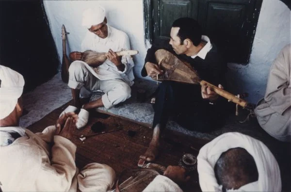 Mohamed Bakari (featured on the album "Apocalypse Across The Sky", his last recording) with Bachir Attar