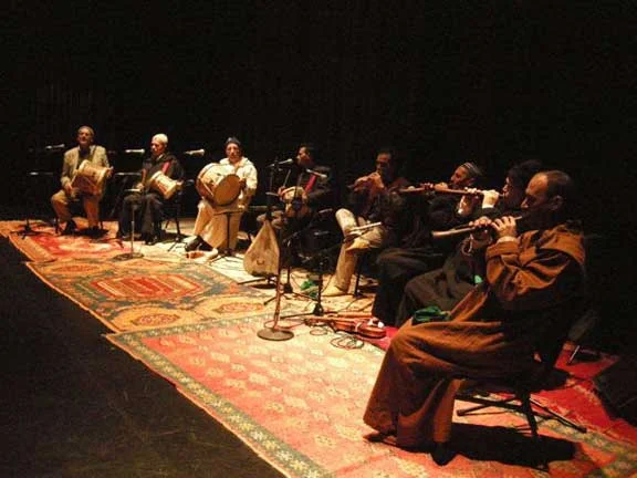 The Master Musicians of Jajouka soundcheck at Royce Hall