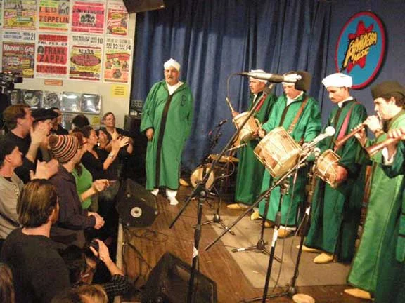 A dancing Mokhtar live at Amoeba Music