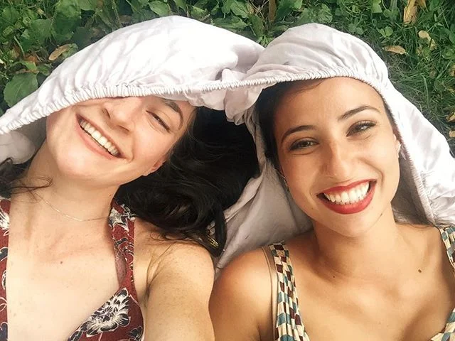 Brought a fitted sheet to our picnic.